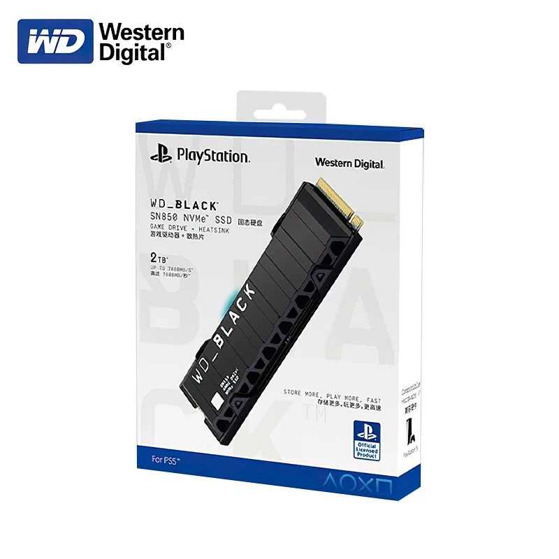 Disque dur SSD pour PS5 - WD_BLACK SN850 2TB NVMe SSD - Sous