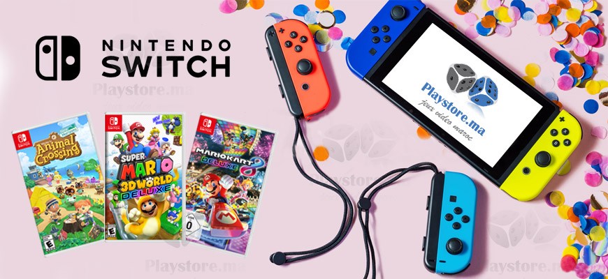 Manette Nintendo Switch/Switch Lite et PC - Achat jeux video Maroc